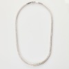 18ct White Gold, 45cm, 13.62ct Diamond Tennis Necklace - Like new - 2