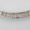 18ct White Gold, 45cm, 13.62ct Diamond Tennis Necklace - Like new - 3