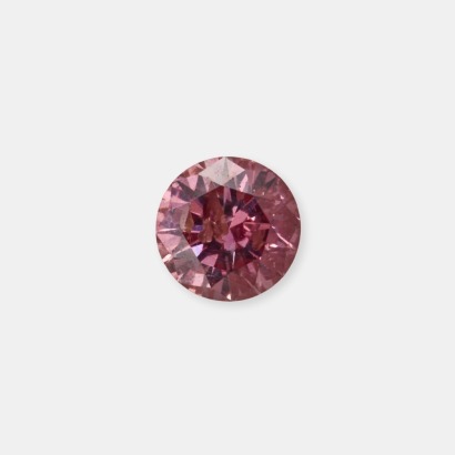 An Important Loose, .30ct Round Brilliant-Cut Diamond of Fancy Intense Pink Colour, Argyle-Origin - Certified