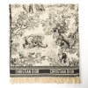 Christian Dior, Toile De Jouy, 57% Cashmere / 43% Virgin Wool Throw Blanket - 3
