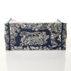 Christian Dior, Toile de Jouy, Navy Blue and Off-white Embroidery Book Tote, Size M - 3
