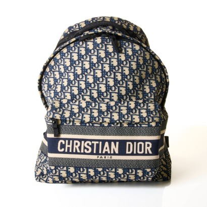 Christian Dior, DiorTravel Blue Oblique Backpack