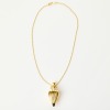 18ct Yellow Gold, 0.15ct Diamond / Onyx Perfume Bottle Pendant on 18ct Yellow Gold, 45cm Beaded Chain - 2