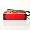 Louis Vuitton, Coquelicot / Black Epi Leather Petite Malle Bag - 3