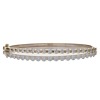 Partridge Jewellers, 18ct White Gold, 3.05ct Diamond Hinged Bangle
