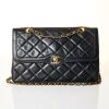Chanel, Black Lambskin Medium Double Flap Bag