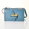 Loewe, Stone Blue Calfskin Medium Barcelona Bag