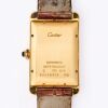 18ct Yellow Gold, Cartier Tank Americane Automatic Wristwatch, circa 2004 - 4