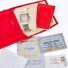 Stainless Steel / 18ct Yellow Gold, Cartier Santos Carree Automatic Wristwatch, circa 1980's - 6