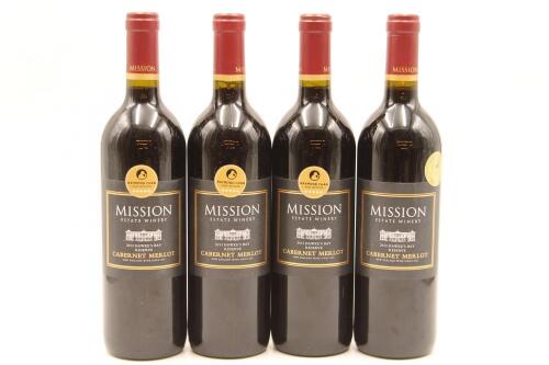 (4) 2013 Mission Estate Reserve Cabernet Merlot, Gimblett Gravels [RC18.5]