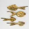 A Brass Fish Set of Four Created By Eb Moller For Trip Trap