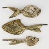 A Brass Fish Set of Three Created By Eb Moller For Trip Trap