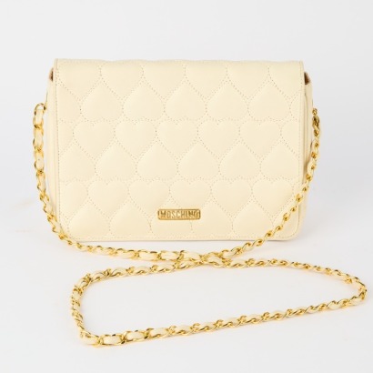 A Love Moschino Heart Quilted Classic Chain Bag