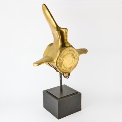 A Large Brass Whale Vertebrae