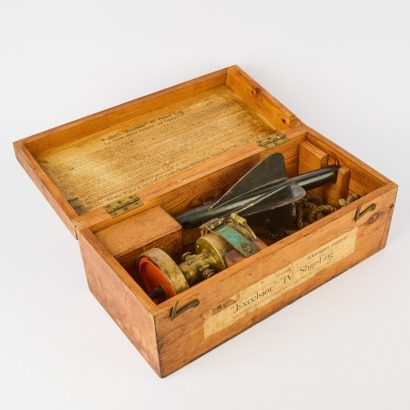 An Antique Thomas Walker & Son Ltd Cherub Ship-Log