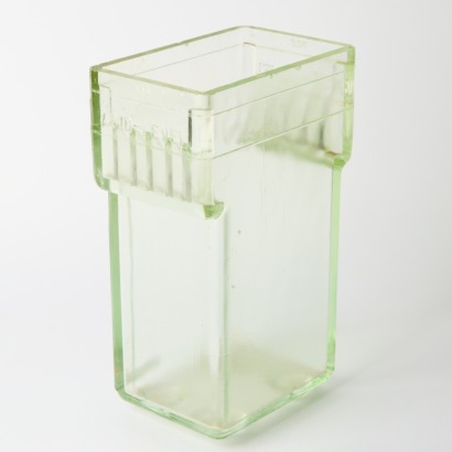 A Vintage Wet-Cell Battery Glass Jar