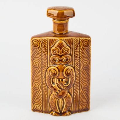 A Parker Pottery Lincoln Wines Liqueur Bottle
