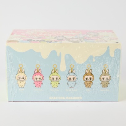 A Box of Unopened Official Pop Mart Labubu The Monsters Exciting Macrons