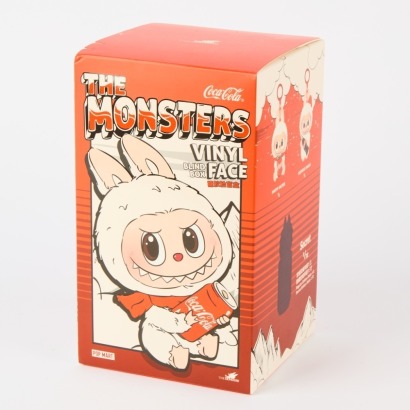 An Unopened Box of The Monsters Coca Cola Series Labubu