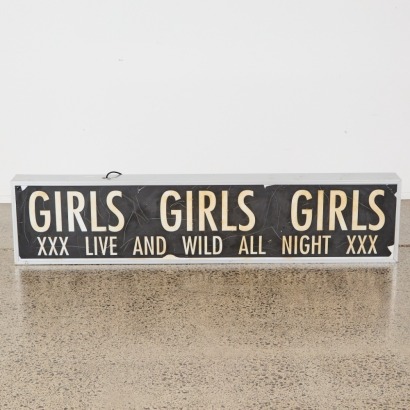 An LED Double Sided Girls Girls Girls