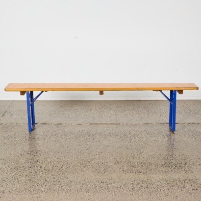 A German Folding Bench Seat