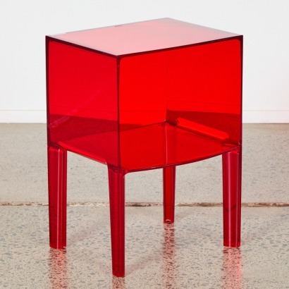 A Kartell Ghost Buster Side Table By Philippe Starck