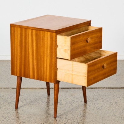 A Mid-Century Danish Bed Side
