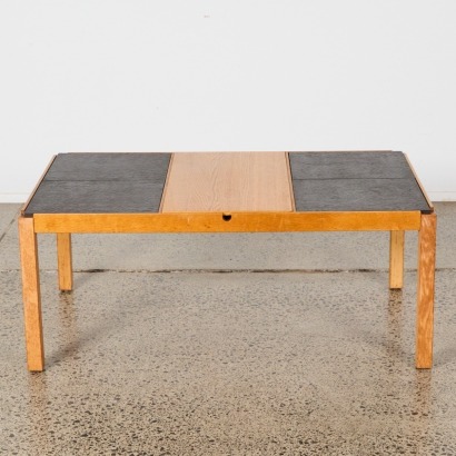 A Slate And Oak Stenkulla Ikea Coffee Table