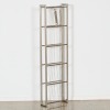 A Danish Brushed Stainless Steel 5 Tray A4 Wall Rack By Peter Boy - 2