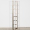 A Danish Brushed Stainless Steel 7 Tray A4 Wall Rack By Peter Boy
