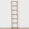 A Danish Brushed Stainless Steel 6 Tray A5 Wall Rack By Peter Boy