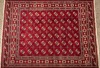A Hand-Knotted Persian Torkaman Rug