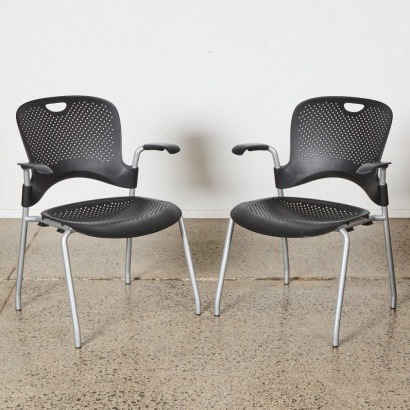 A Pair of Herman Miller Caper Chairs