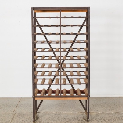 A Vintage Floor Standing Wine Rack