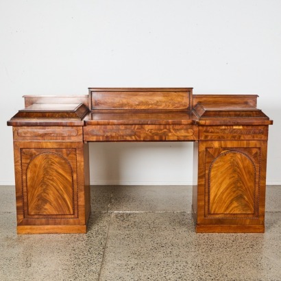 A William and Mary Twin Pedestal Sideboard