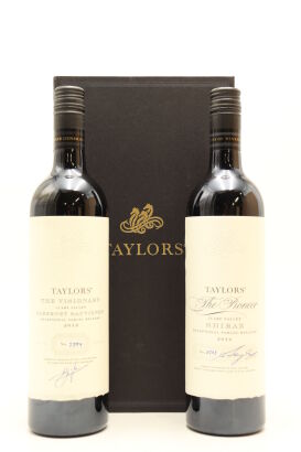 (1) 2012 Taylors Luxury Collection, Exceptional Parcel Release, The Visionary Cabernet Sauvignon & The Pioneer Shiraz, Two Bottles Sold as One Lot (GB)