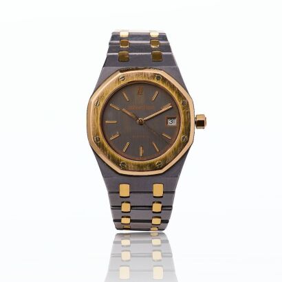 18ct Pink Gold / Tantalum, 36mm Audemars Piguet, Royal Oak, Reference 14790TR Bracelet Wristwatch, (D-Series) circa 1996