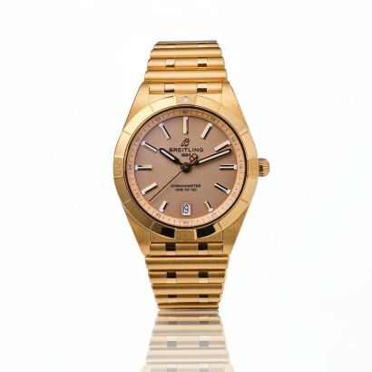 18ct Yellow Gold, Breitling Chronomat 36 Victoria Beckham Automatic Wristwatch, Limited 1 of 100, circa 2024