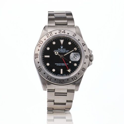 Stainless Steel, Rolex Oyster Perpetual Explorer II 40, " Sayonara, Maxi World Champions Sardinia 1997 " Wristwatch
