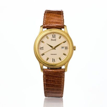 18ct Yellow Gold, 33.5mm Piaget Polo Automatic Wristwatch, circa 1990's
