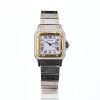 Stainless Steel / 18ct Yellow Gold, Cartier Santos Carree Automatic Wristwatch, circa 1980's