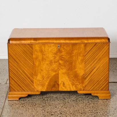 An Art Deco Mahogany Blanket Box by Alan M Murie