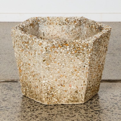 A Mid-Century Pebble Planter
