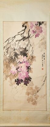 A Chinese Painting of Grapevines