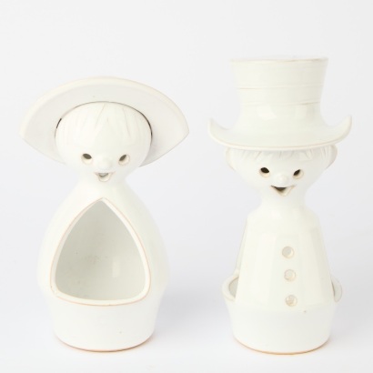 A Pair of Ole Christensen Denmark Tea Candle Holders