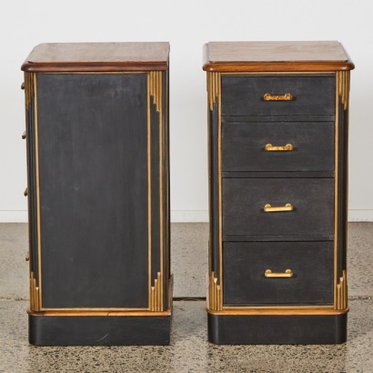 A Pair of Art Deco Bakelite Side Tables