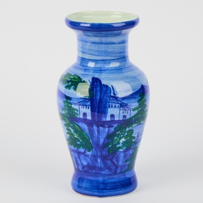 A Hand Painted Japanese Vase