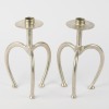 A Pair of Stephane Rondel Candlestick Holders