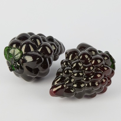 A Pair of Glass Grapes