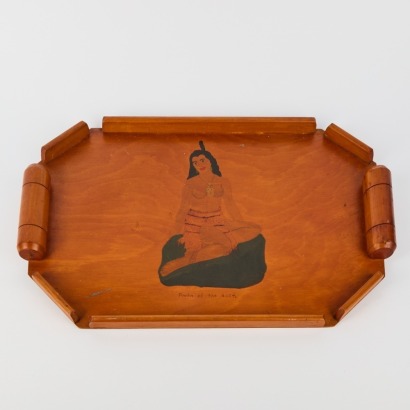 A Folk Art Pania of The Reef Tray